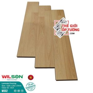 Sàn Gỗ Laminate Wilson 8mm tiêu chuẩn châu Âu 552