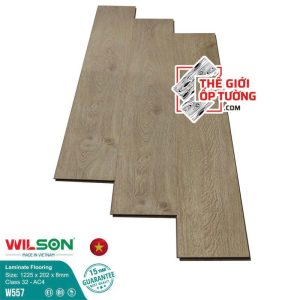 Sàn Gỗ Laminate Wilson 8mm tiêu chuẩn châu Âu 557