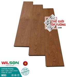 Sàn Gỗ Laminate Wilson 8mm tiêu chuẩn châu Âu 553
