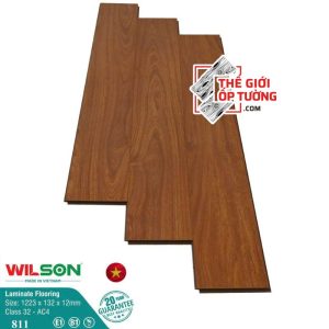 Sàn Gỗ Laminate Wilson 12mm tiêu chuẩn châu Âu 811