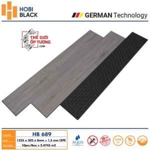 Sàn Gỗ Cốt Đen HOBI Black 689 - công nghệ sàn gỗ Đức