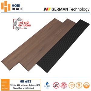 Sàn Gỗ Cốt Đen HOBI Black 683 - công nghệ sàn gỗ Đức