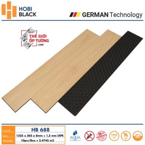 Sàn Gỗ Cốt Đen HOBI Black 688 - công nghệ sàn gỗ Đức