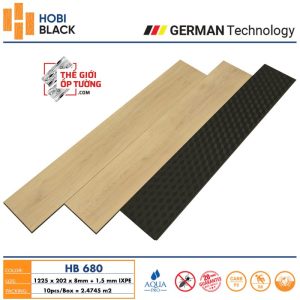 Sàn Gỗ Cốt Đen HOBI Black 680 - công nghệ sàn gỗ Đức