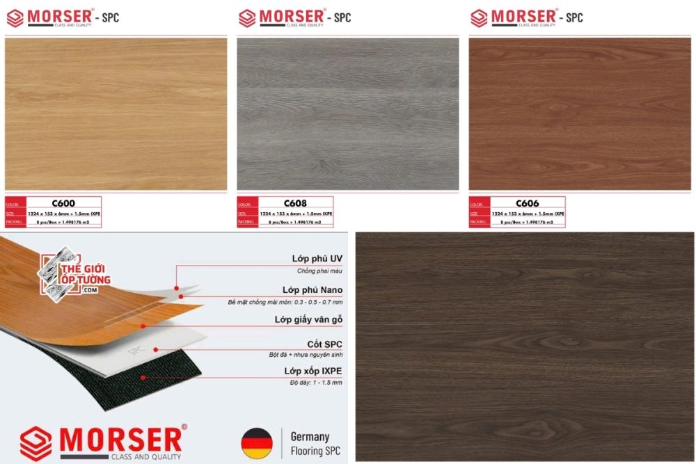 Ưu Điểm Nổi Bật Của Sàn Gỗ MORSER SPC