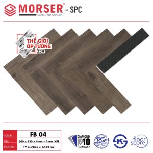 Sàn Gỗ Xương Cá SPC Hèm Khóa Cao Cấp MORSER 04