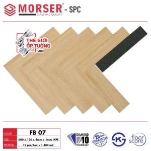 Sàn Gỗ Xương Cá SPC Hèm Khóa Cao Cấp MORSER 07