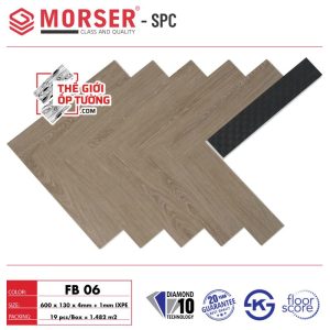 Sàn Gỗ Xương Cá SPC Hèm Khóa Cao Cấp MORSER 06