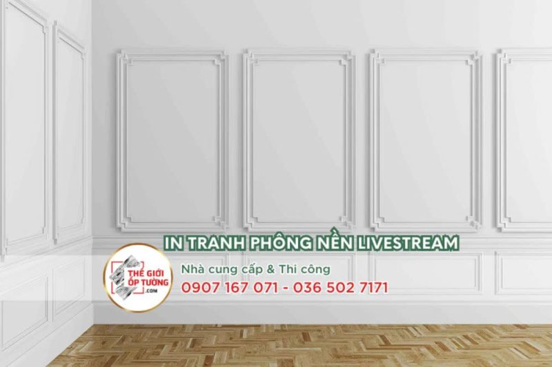 Phông nền in tranh vải mực UV – Sự lựa chọn tối ưu cho mọi phòng livestream