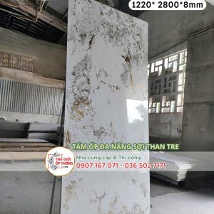 Tấm ốp tường than tre vân đá cẩm thạch JD07