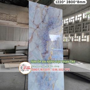 Tấm ốp tường than tre vân đá cẩm thạch JD08