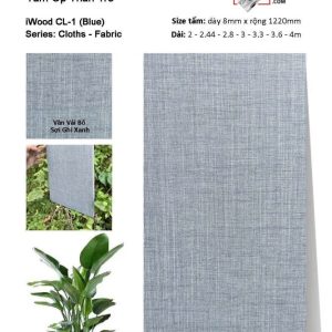 Ốp Tường Than Tre iWood vân vải