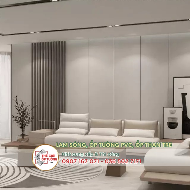 Tấm ốp tường than tre – Thanh lọc không gian và thân thiện môi trường