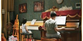 Thi công giấy dán tường cao cấp cho lớp học nhạc nghệ thuật TPHCM