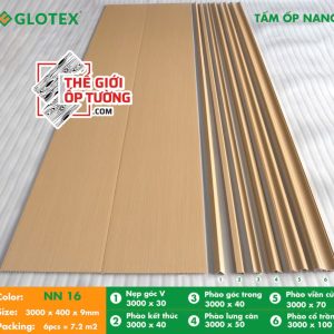 Tấm ốp nano Glotex và phụ kiện 16