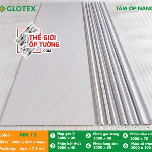 Tấm ốp nano Glotex và phụ kiện 12