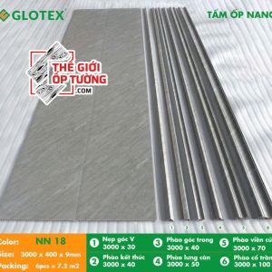 Tấm ốp nano Glotex và phụ kiện 18