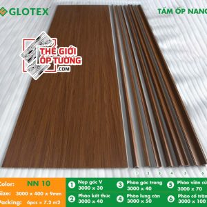 Tấm ốp nano Glotex và phụ kiện 10