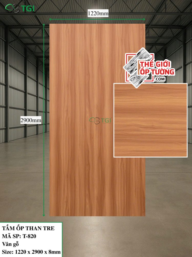 Tấm Ốp Than Tre TGI chính hãng T820