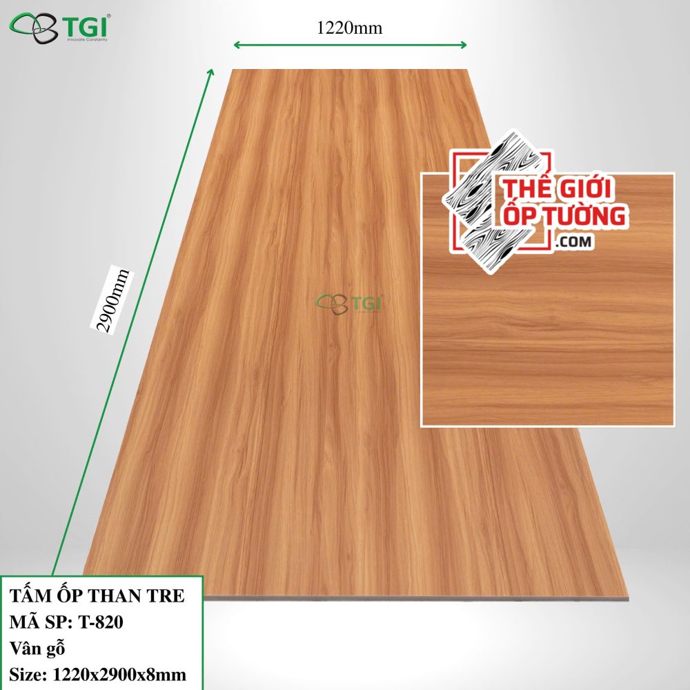 Tấm Ốp Than Tre TGI chính hãng T820