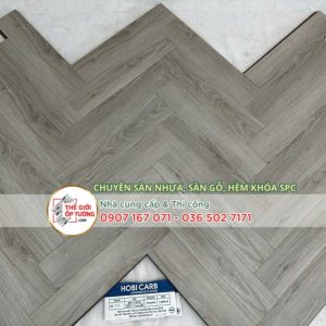 Sàn Gỗ Xương Cá Hobi Wood 12mm tiêu chuẩn xanh CARB P2 - 993