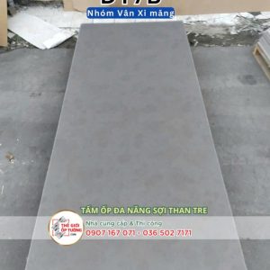 Tấm ốp tường than tre vân xi măng