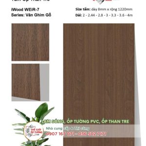 [Vân gỗ] Ốp Tường Than Tre iWood chính hãng giá tốt