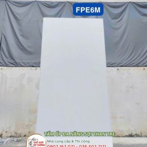 Tấm ốp tường than tre màu trơn mờ