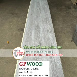 Tấm Sàn Chịu Lực GPWood Vân Gỗ 20