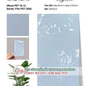 [Pet bóng] Ốp Tường Than Tre iWood chính hãng giá tốt