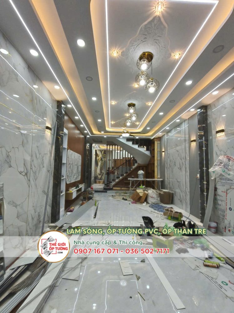 Dịch vụ thi công ốp tường trọn gói tại Quận 12 - TP.HCM