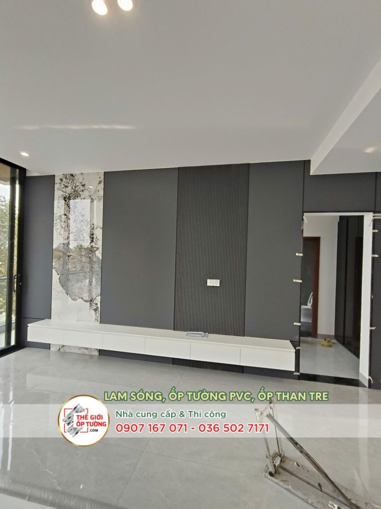 ốp tường Nano - PVC - gỗ nhựa tại Quận 12