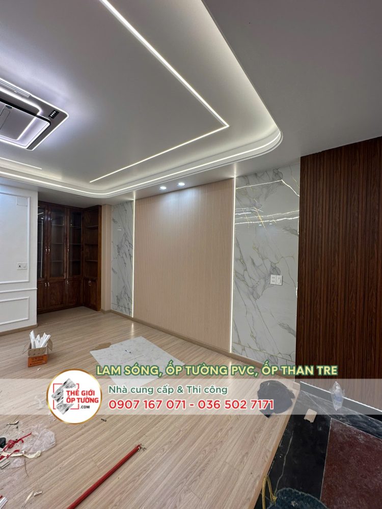 Dịch vụ thi công ốp tường trọn gói tại Quận 12 - TP.HCM