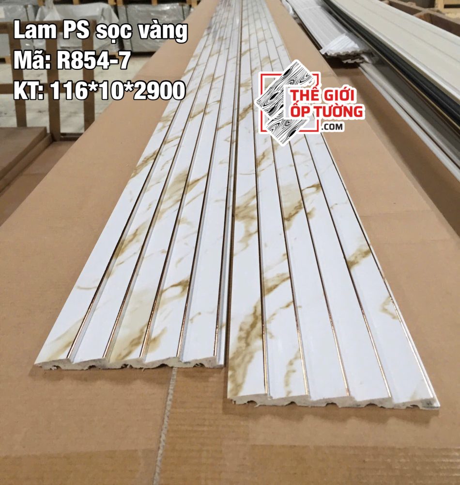Lam Sóng PS cao cấp - Lam sóng PS sọc vàng 7