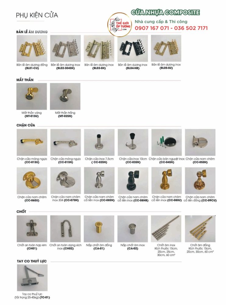 Cửa Nhựa Composite cao cấp PIMA