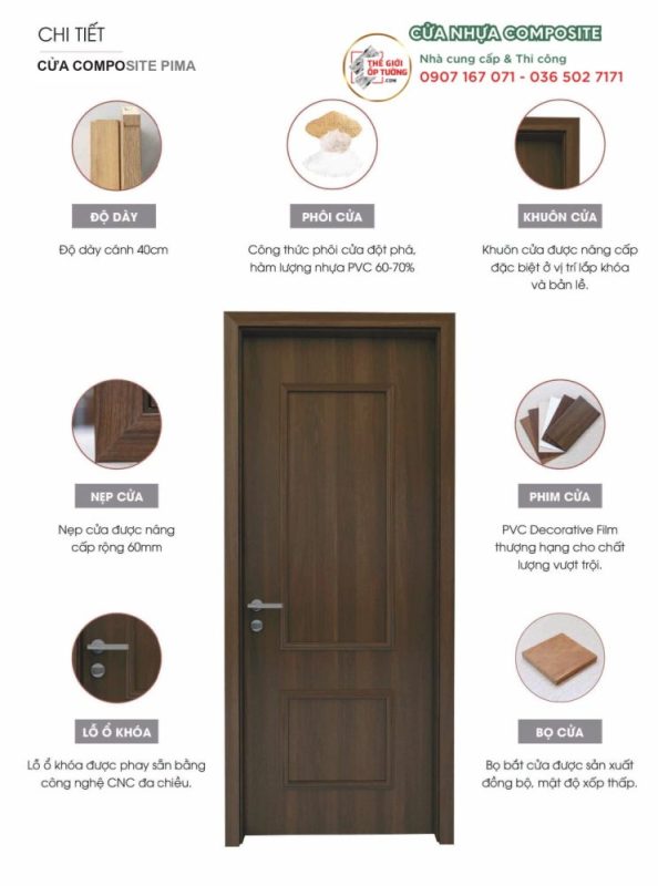 Cửa Nhựa Composite cao cấp PIMA