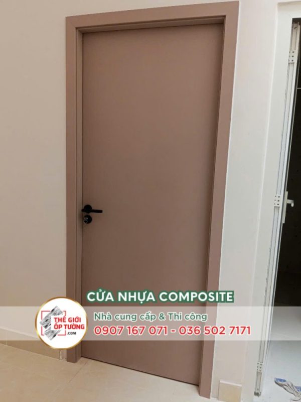 Lắp cửa gỗ nhựa chống cháy - Cửa nhựa composite chính hãng
