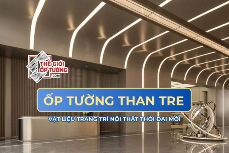 Tấm ốp tường đa năng sợi than tre Trang trí nội thất thời đại mới