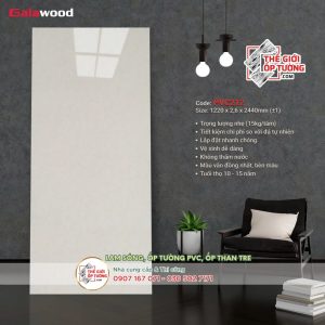 Tấm ốp tường PVC nhựa vân đá Galawood 212