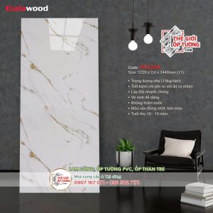 Tấm ốp tường PVC nhựa vân đá Galawood 234