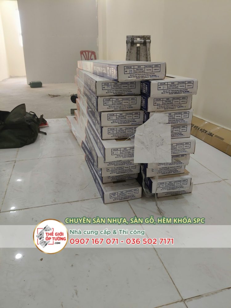 Ứng dụng sàn gỗ nhựa hèm khóa trong nội thất