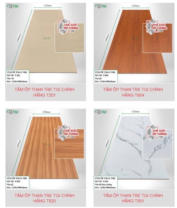 Ưu điểm nổi bật của tấm ốp than tre TGI