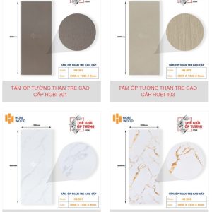 Tấm ốp tường than tre HOBI