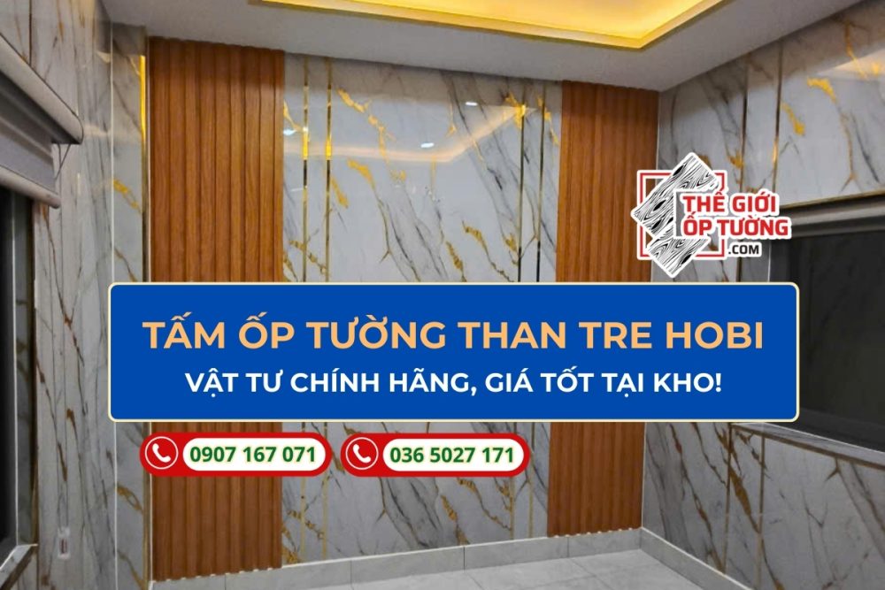 Tấm Ốp Tường Than Tre HOBIVật tư chính hãng, giá tốt tại kho!