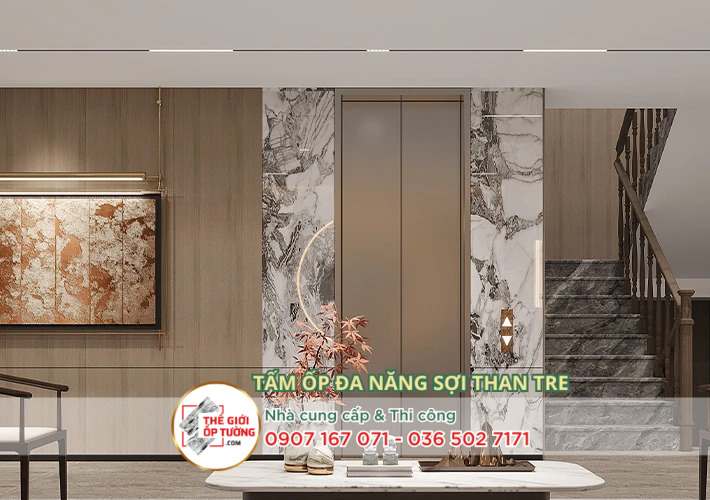Ứng dụng tấm ốp than tre trong nội thất