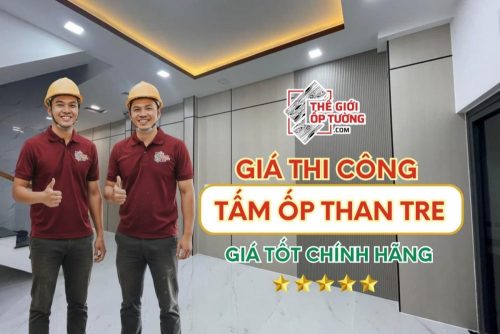 Giá thi công tấm ốp than tre TPHCM - Giá tốt chính hãng