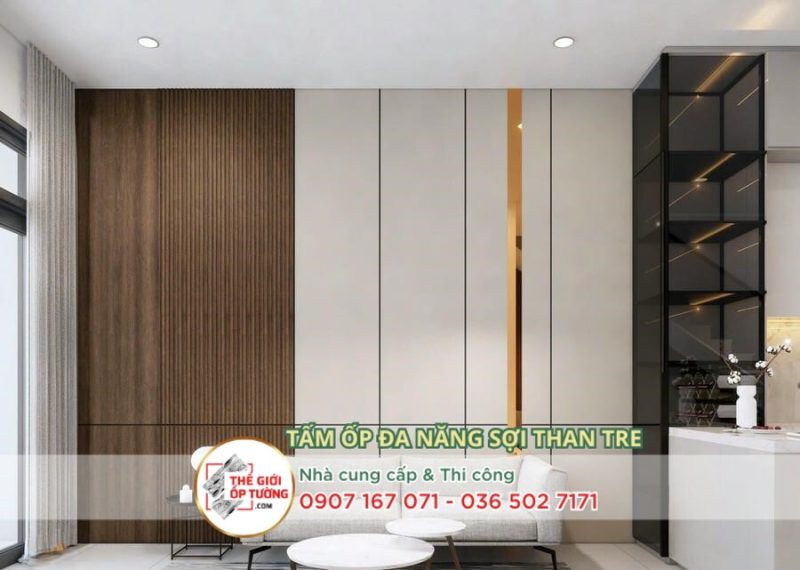 Giá thi công tấm ốp than tre TPHCM - Giá tốt chính hãng