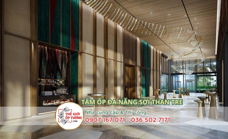 Gợi ý phối cảnh tấm ốp than tre giả đá đẹp