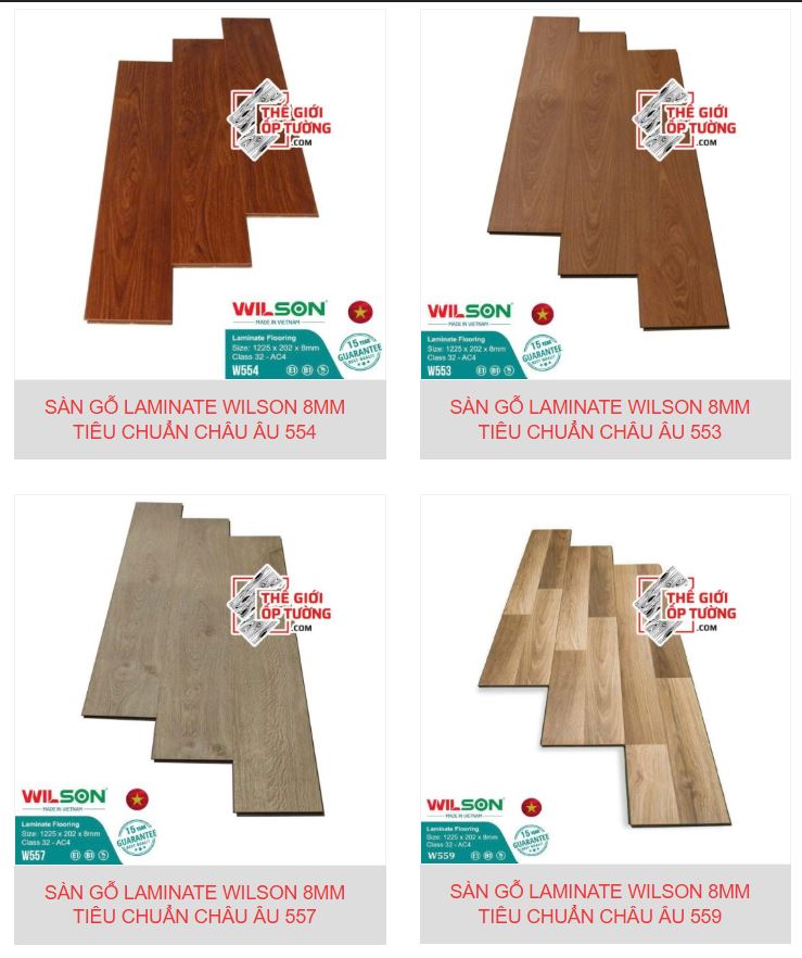 sàn gỗ Laminate Wilson