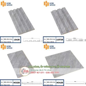 Tấm ốp tường nano cao cấp và lam sóng đồng màu HOBI 28